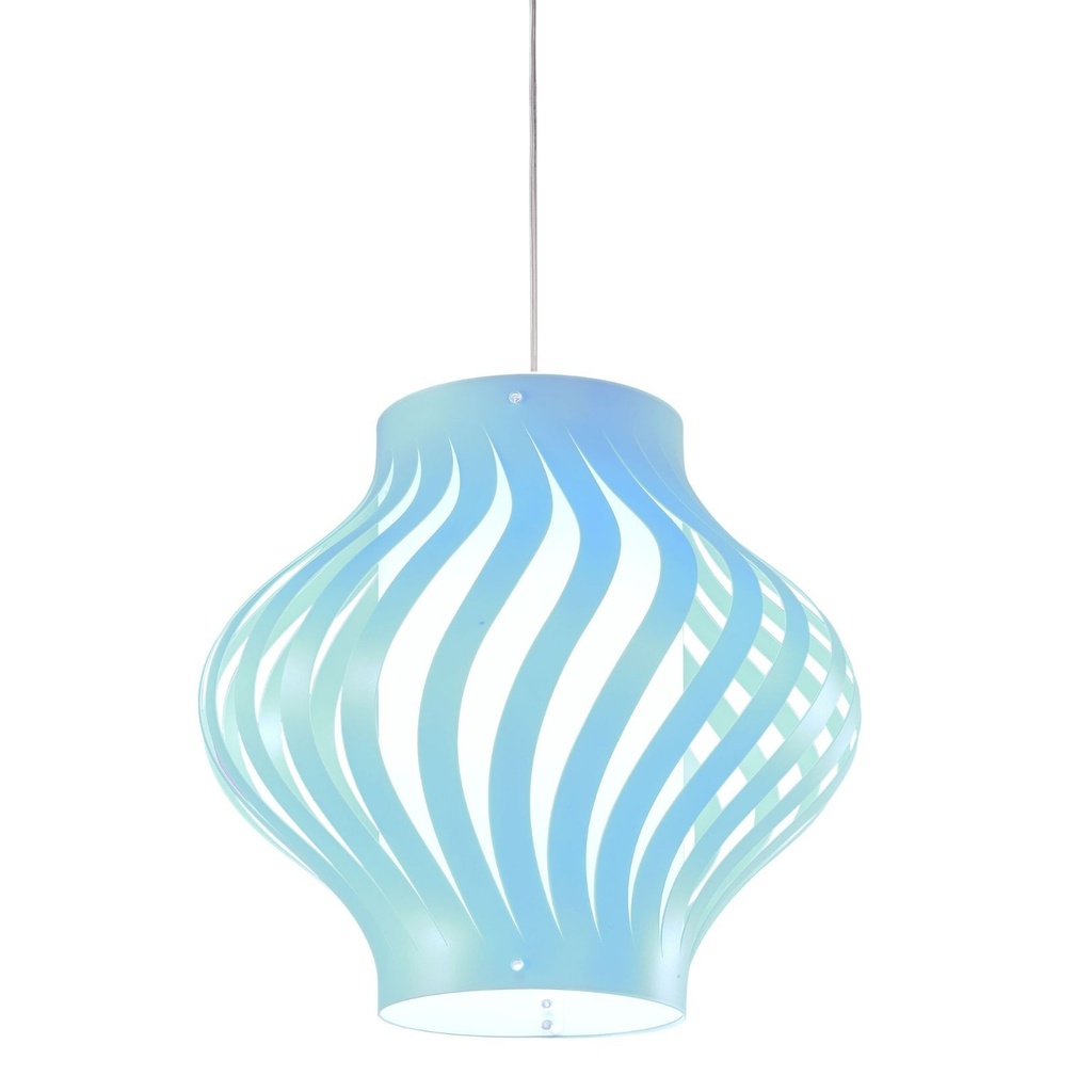 Sospensione Blu in pastello Cm . 40 x 39h
