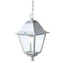 Sospensione E27  linea old  biancoargento