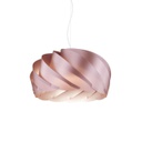 Sospensione Pink Metal in Metallo Cromato Cm. 55 x 35h