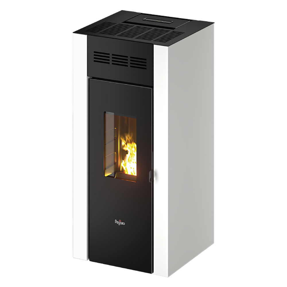 Stufa A Pellet 'Elane 9' Colore Rosso