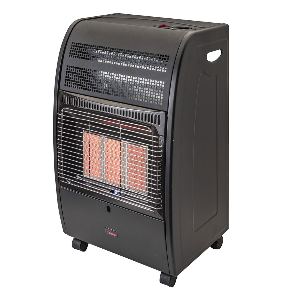 Stufa Infrarossi a Gas 4.2kW - Bruciatore GPL con Parabola Riflettente Smaltata e Griglia Protezione