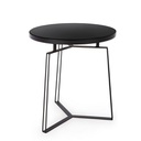 Tavolino nero in metallo stile design