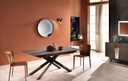 Tavolo allungabile 170/270x90 cm grigio scuro