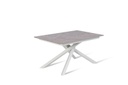 Tavolo allungabile antracite-bianco 90 cm x 140- 190 cm H. 76 cm