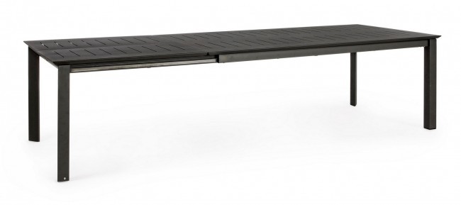 Tavolo giardino allungabile Konnor antracite cm 200-300 x 110h
