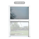 Zanzariera verticale a plisse riducibile Bianca MELODIE 110x h160 cm