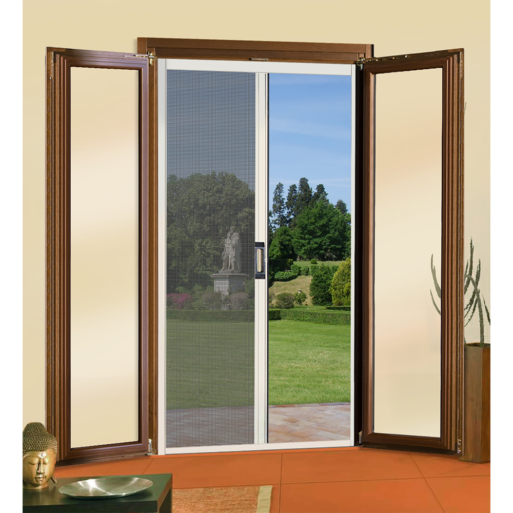  Zanzariera Plisse Per Porta Cm 120 X 240 Bianco - Apert.Singola Sangiorgio