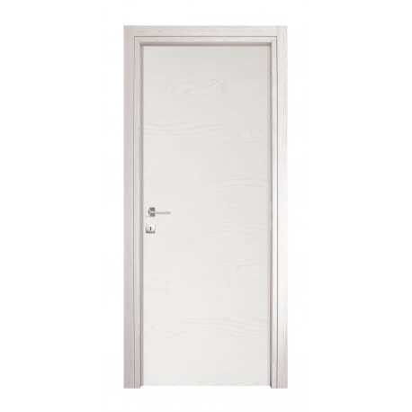 ( 2c) Porta in frassino/bianco, modello Microtec, dimensioni 210x80 cm