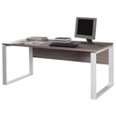 (2c)  Scrivania con gambe in metallo rovere Sonoma 170 x 80 x 74,5