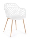 4x Sedia Optik Bianco - 