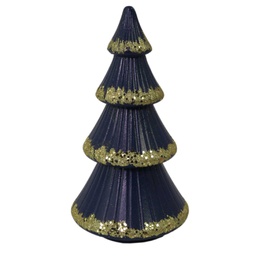 [V6315000000] Albero legno blu cm ø15h30