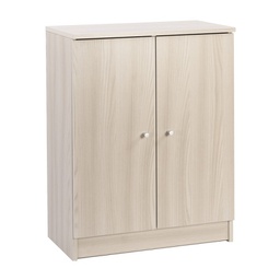 [A26200OLK] Armadio multiuso basso due ante Olmo Chiaro 62x34x h80 cm