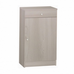 [A22200OLK] Armadio multiuso basso un anta un cassetto Olmo Chiaro 46x34x h80 cm