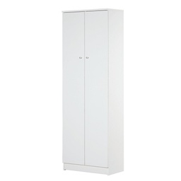 [A16800BIK] Armadio multiuso due ante Bianco 62x34x h182 cm