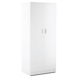 [A45500BIK] Armadio multiuso due ante Bianco 77x52x h182 cm