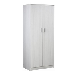 [A45500EUK] Armadio multiuso due ante Eucalipto 77x52x h182 cm