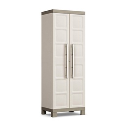 [KIS0042] Armadio multiuso due ante quattro ripiani Beige EXCELLENCE 65 x45x h182 cm