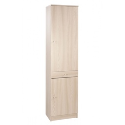 [A45200OLK] Armadio multiuso due ante un cassetto Olmo Chiaro 46x34x h183 cm