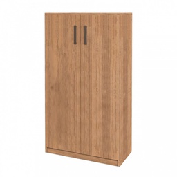 [A12339] Armadio scarpiera multiuso noce country 2 ante h130x71x38