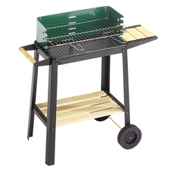 [DFL8038120] Barbecue '50-25 Green/W' Cm. 50X25 - H. Cm. 77