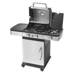 [DFL8038163] Barbecue A Gas 'Indianapolis 3 Titanium' Cm. 120 X 50 X H.130