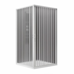 [DFLEX-100-SP2-70] Box doccia a soffietto riducibile cm 70x70