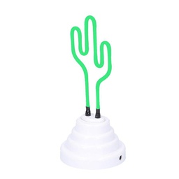 [V8526170000] Cactus verde luce neon cmø10h23