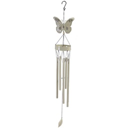 [V1857370000] Campanello metallo farfalla cm 15