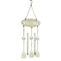 [V1857390000] Campanello metallo welcome cm16,2x3,7h46