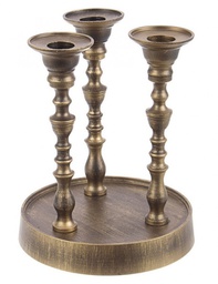 [B0186228] Candelabro Kylie 3F Brunito C-Base