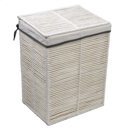 [V1918140000] Cestone paper Hilary bianco rettangolare pieghevole cm 30x40h55