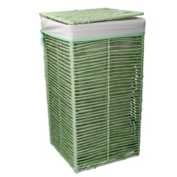 [V1992730000] Cestone paper hilary verde chiaro quadro pieghevole cm 31x31h60