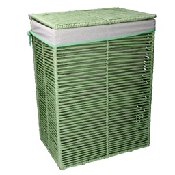 [V1992720000] Cestone paper hilary verde chiaro rettangolare pieghevole cm 30x40h55