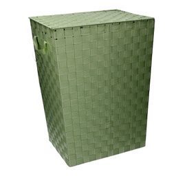 [V1992610000] Cestone poliestere verde chiaro rettangolare cm 40x30h53