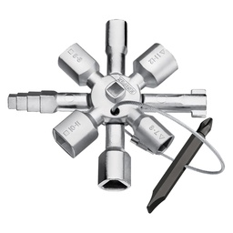 [DFL5135576] Chiave A Croce Per Cassette/Armadi Tipo Universale - 10 Profili