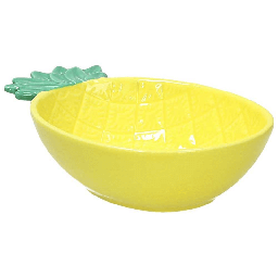 [20003573] Ciotola Ananas Piccola 17 Cm X 12 Cm X 4,5 Cm Pachy Stoneware Giallo
