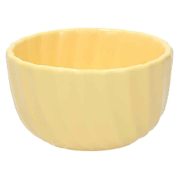 [20003582] Ciotola a rilievo piccola 11 cm Aruba Stoneware Giallo