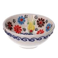 [2009007] Ciotola ceramica bianco tondo cmø7h5