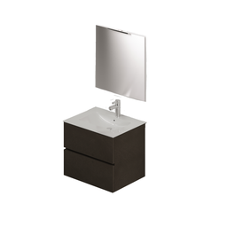 [AZ25475] Composizione bagno da 60 colore Fango H54x61x46cm