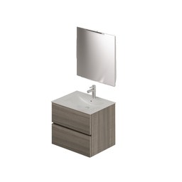[AZ25499] Composizione bagno da 60 colore Olmo H54x61x46cm