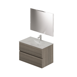 [AZ25536] Composizione bagno da 80 colore Olmo H54x81x46cm