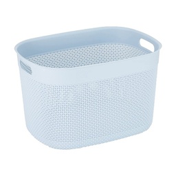 [1996950] Contenitore Kis Filo Baskets XL Stone Blu - dimensioni cm 44x33x27h