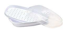 [2004415] Contenitore Per Cottura Pesce 28,5X19,6 Cm Con Coperchio X Microonde
