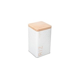 [19921679] Contenitore da cucina per riso in ferro Bianco 1,25 Kg 10,8x10,8x h18,4 cm