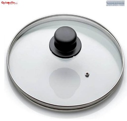 [2002984] Coperchio In Vetro Temperato Con Bordo In Acciaio Inox Con Foro Di Sfiato - 38
