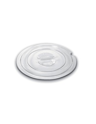 [20037299] Coperchio da 40cm con foro per insalatiera in cristallo Giganplast