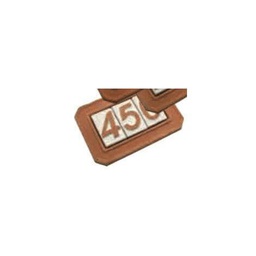[20007298] Cornice A Tre Cifre In Terracotta Per Numeri Decorazione Casa Giardino