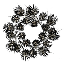 [V6165770000] Coroncina nero e oro cm øh26