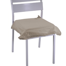 [V7909300000] Cuscino amelie tortora quadro cm40x40h4