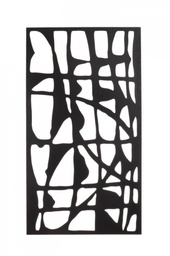 [B0181729] Decorazione Parete Zaira Nero 60X110  